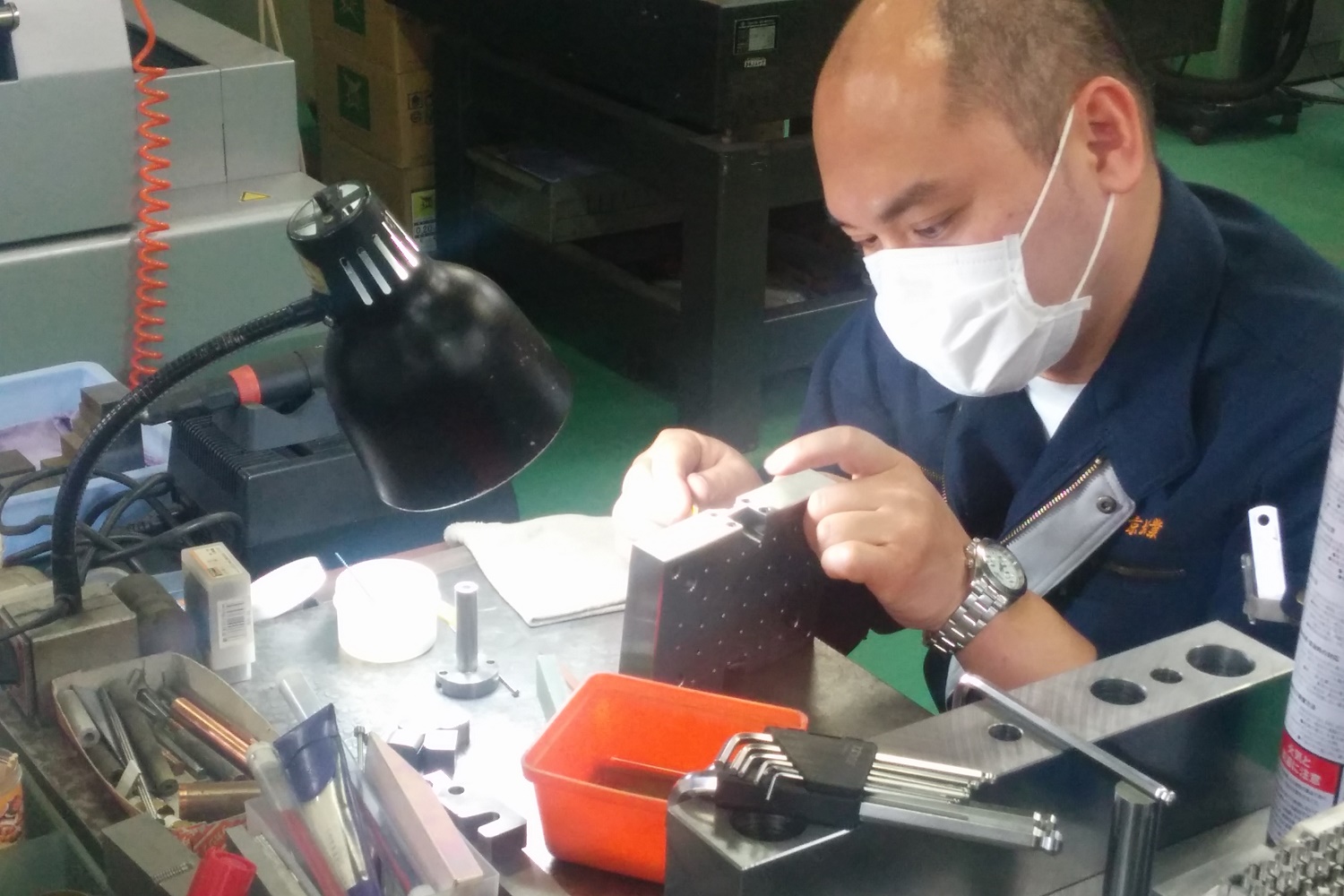 金型製作の様子
